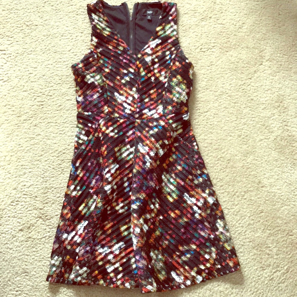 Multicolor cocktail dress